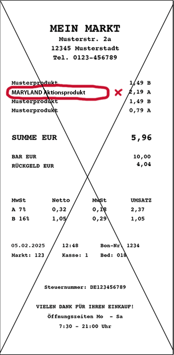 Kaufbeleg Tipp 1